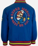 Nintendo Super Mario Blue Bomber Jacket