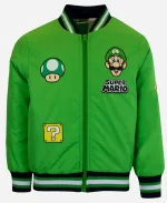 Nintendo Super Mario Green Bomber Jacket