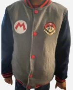 Nintendo Super Mario Varsity Luigi Bomber Jacket
