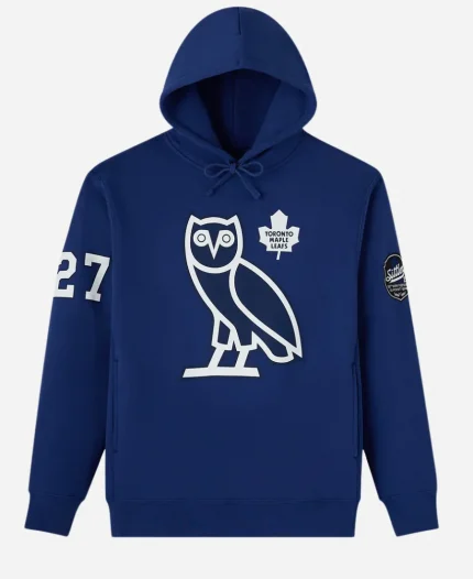 OVO x Darryl Sittler TML Blue Hoodie