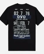 Octobers Very Own x Darryl Sittler Toronto Maple Leafs Black T–Shirt