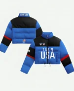 Off Season Team USA 2026 Blue Cropped Jacket