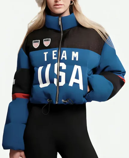 Off Season Team USA Blue Cropped Jacket