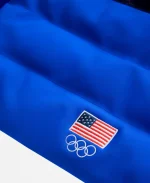 Off Season Team USA Blue Cropped Puffer Jacket