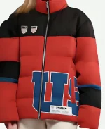 Off Season Team USA Red Puffer Jacket