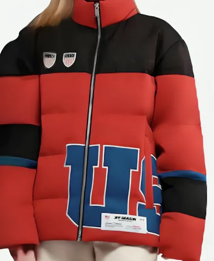 Off Season Team USA Red Puffer Jacket