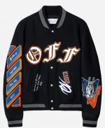 Off-White The Next Act S01 Simon Cowell Varsity Jacket