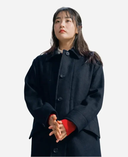 Oh Mi-Suk Typhoon Family Black Coat