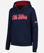 Ole Miss Youth Stadium Athletic Rebels Navy Blue Hoodie