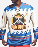 One Piece Straw Hat Crew Hockey Jersey