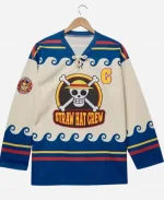 One Piece Straw Hat Crew Hockey Pullover Jersey