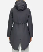 Orolay Fleece Lined Dark Grey Hooded Parka Jacket