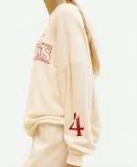 PacSun Upside Down White Sweatshirt