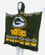 Packers Hooded Green Poncho