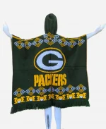 Packers Hooded Poncho - Green