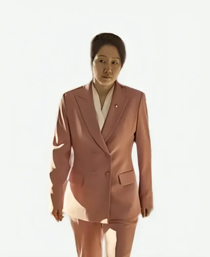 Park Eun-hee All of Us Are Dead S01 Bae Hae-sun Pink Double Breasted Blazer