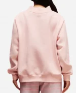 Parke 2026 Heart Varsity Mockneck Sweatshirt - Pink