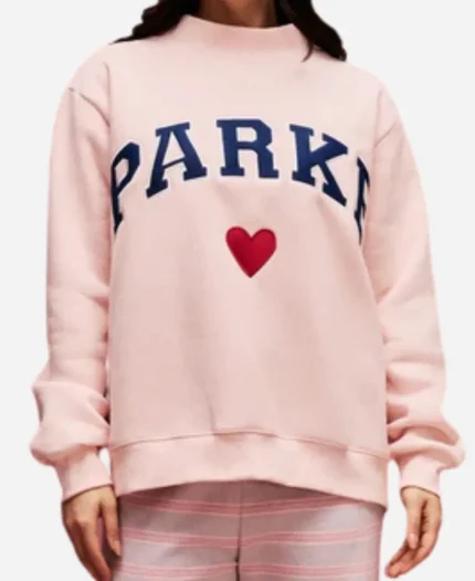 Parke Heart Varsity Mockneck Sweatshirt