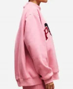 Parke Jean Heart Varsity Mockneck Sweatshirt - Image 3