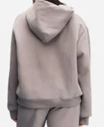 Parke Monochrome Grey Zip Up Hoodie