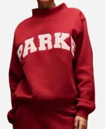 Parke Valentine's Varsity Mockneck Sweatshirt