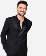 Peak The Voice S28 Dylan Efron Black Double-Breasted Blazer