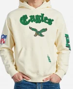 Philadelphia Eagles Cream Pullover Hoodie