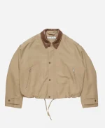Pierre Niney Khaki Cotton Twill Jacket