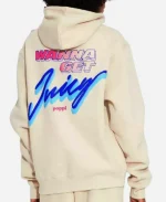 Poppi Beige Pullover Hoodie - For Sale