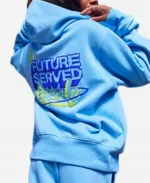 Poppi Pullover Hoodie - Blue