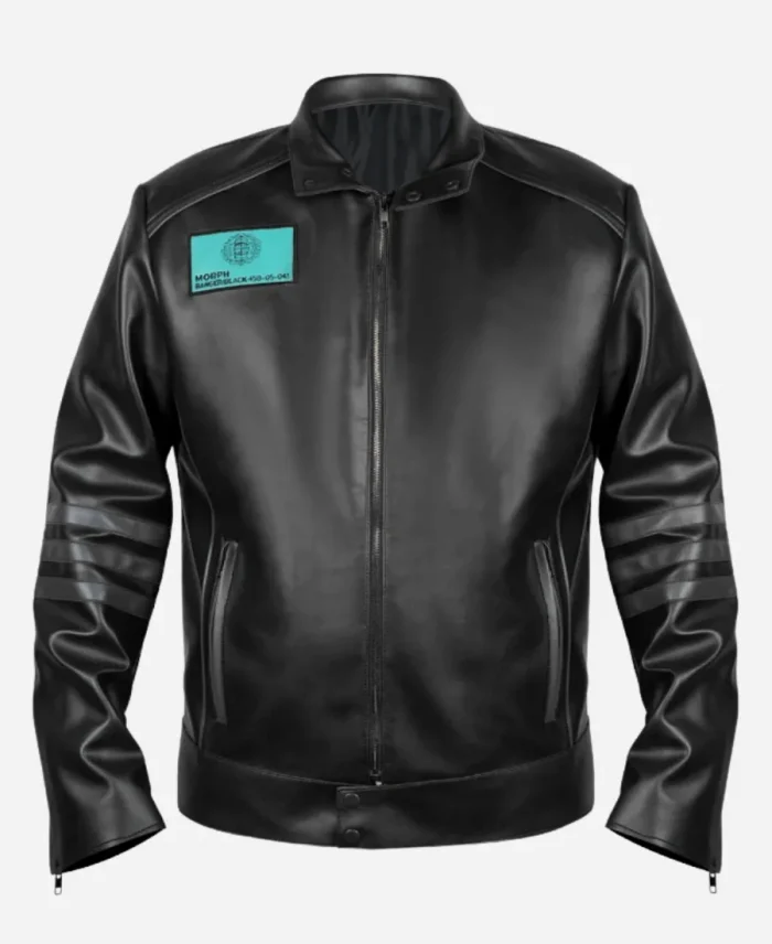 Power Rangers RPM ZIggy Grover Black Leather Jacket