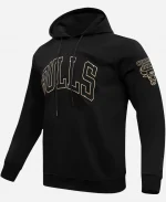 Pro Standard Chicago Bulls Black & Gold Pullover Hoodie