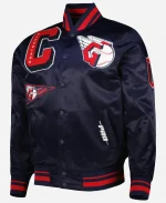 Pro Standard Cleveland Guardians Mash Up Navy Blue Jacket