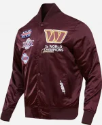 Pro Standard Commanders Championship Burgundy Varsity Jacket