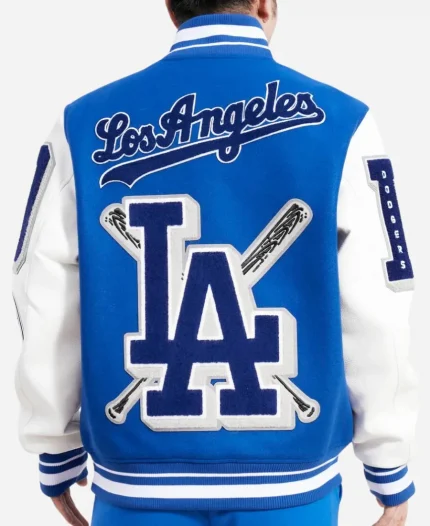 Pro Standard Dodgers Logo Mashup Varsity Jacket