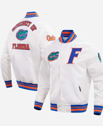 Pro Standard Florida Gators Classic White Jacket