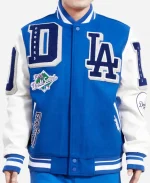 Pro Standard LA Dodgers Logo Mashup Varsity Jacket