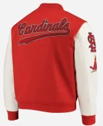 Pro Standard MLB  ST. Louis Cardinals Two Tone Red And White Varsity Jacket