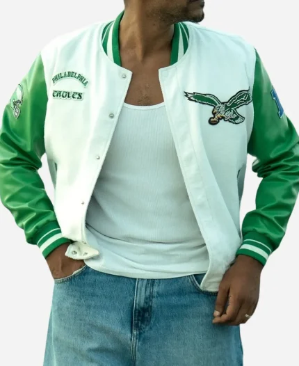 Pro Standard Philadelphia Eagles Retro Classic Varsity Jacket