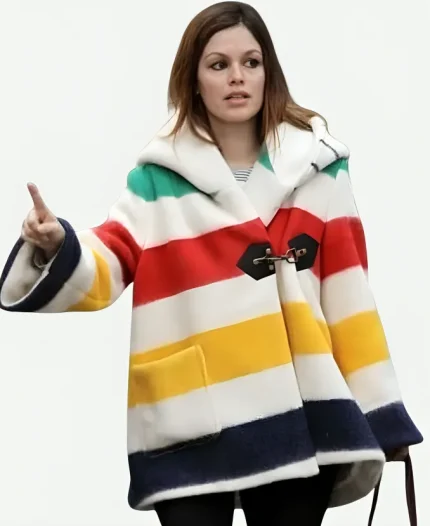 Rachel Bilson Blanket Coat