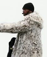 Randy Moss Bobcat Coat in Off White