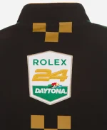 Rolex 24 Daytona Black & Green Twill Jacket - Jacket Era