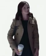 Rory Gilmore Movie Gilmore Girls Alexis Bledel Brown Wool Trench Coat