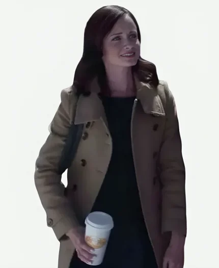 Rory Gilmore Movie Gilmore Girls Alexis Bledel Brown Wool Trench Coat