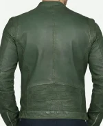 Ross Lynch Green Biker Jacket