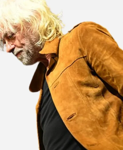 Royal Variety Performance TV Show 2025 Bob Geldof Brown Suede Leather Jacket
