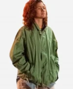 Rue Bennett Tv Show Euphoria S03 2025 Zendaya Green Cotton Jacket