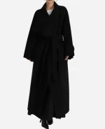 SRYS Ame Shadowline Wrap Funnel Black Coat