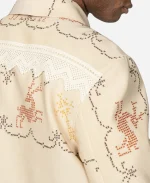 Samuel Arnold Emily in Paris S05 Julien Beige Embroidered Jacket