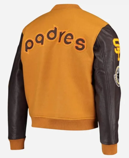 San Diego Padres Brown Varsity Jacket